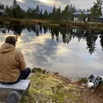 Traditionale Norwegian Mountain Passebekk Skrim Karibu No Water Connection Semesterbostad *
